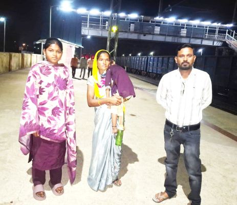 यूपी में फंसे मजदूर दंपति को पुलिस ने सकुशल घर पहुंचाया