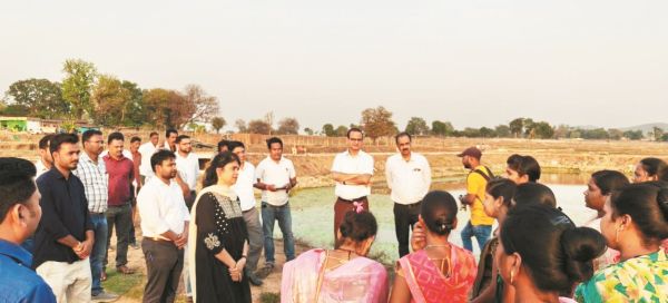 प्रमुख सचिव ने किया पंचायत विभाग के कार्यों का निरीक्षण