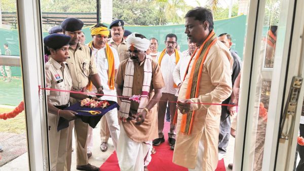 वन मंत्री ने किया शहीदों के नाम पर आधुनिक पुलिस ट्रेनिंग एरिना व जिम का लोकार्पण