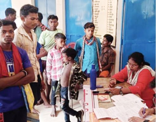  विशेष शिविर में 62 श्रमिकों का पंजीयन