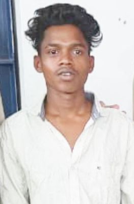 गांजा- हथियार समेत पकड़ाया