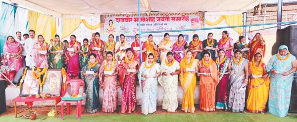 साहू समाज के पदाधिकारियों का शपथ ग्रहण