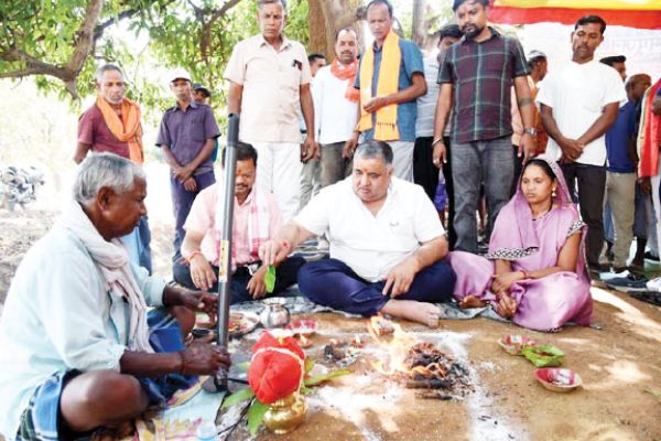  मंत्री राजेश अग्रवाल ने किया 520 लाख के नहर-जलाशय जीर्णोद्धार कार्यों का भूमिपूजन