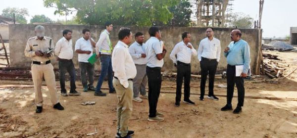 कलेक्टर ने उदयपुर विखं का किया निरीक्षण, समूह जलप्रदाय योजना में तेजी लाने निर्देश