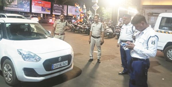 दुर्ग: 110 दिनों में 45 सौ वाहन चालकों पर गिरी गाज