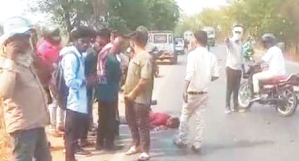 वाहन ने बाइक को मारी ठोकर, मौत