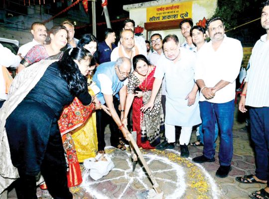 दक्षिण के दो वार्डों में 97 लाख के निर्माण कार्य शुरू