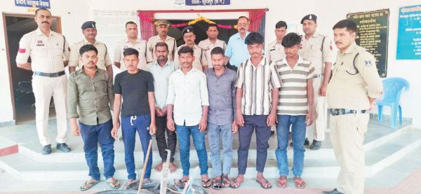 शिवानी भूमिगत खदान से कॉपर केबल चोरी, 7 गिरफ्तार