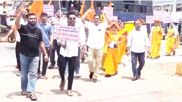 गौ सम्मान आह्वान अभियान: धरना-प्रदर्शन, रैली निकाल सौंपा ज्ञापन