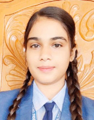 12वीं बोर्ड में सालेहा पारेख का 95 फीसदी अंक, जिले में टॉप