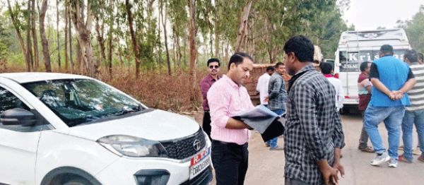  यात्री बसों पर चला विशेष जांच अभियान, जुर्माना वसूला