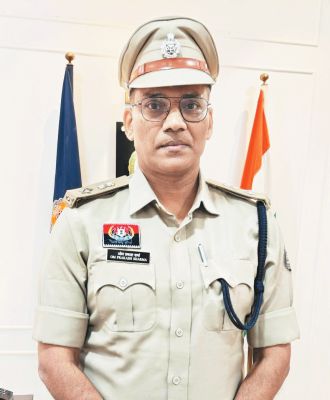 ओमप्रकाश शर्मा ने एसपी का पदभार संभाला