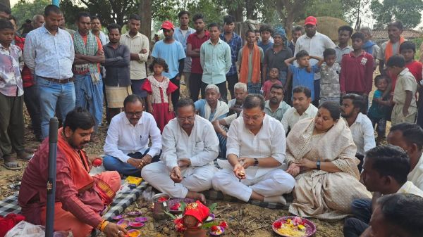 घंघरी-रुखपुर में एनीकट बांध का भूमिपूजन जल संरक्षण और सिंचाई को मिलेगा बढ़ावा
