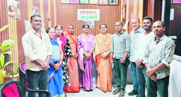 मछुआरा प्रकोष्ठ की सहसंयोजक प्रेमलता का स्वागत