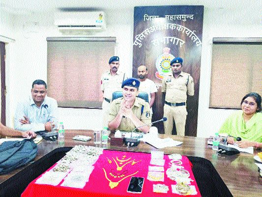 कई जिलों में 24 चोरियां, आरोपी गिरफ्तार