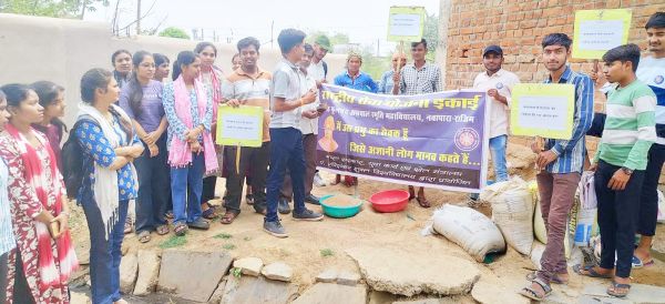कुर्रा में जनगणना जागरूकता अभियान