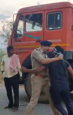 सोलर प्लांट निर्माण का विरोध, ग्रामीणों और पुलिस के बीच झूमाझटकी
