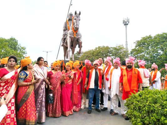 महाराणा प्रताप जयंती पर निकली शोभायात्रा, हजारों शामिल