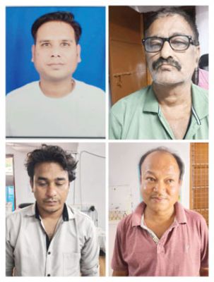 घर से जेवर और नगदी चोरी, 4 गिरफ्तार, मुख्य आरोपी फरार