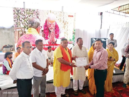 देवगढ़ शिव मंदिर में सोमनाथ स्वाभिमान पर्व पर उमड़े भक्त