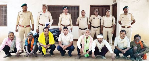 अवैध पेड़ कटाई, 8 पर वन अपराध दर्ज