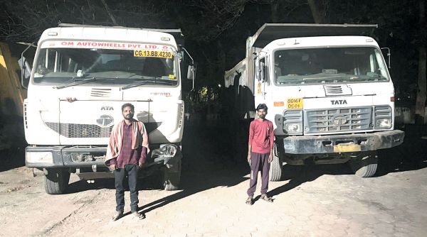 अवैध उत्खनन-परिवहन पर कार्रवाई, 17 वाहन जब्त