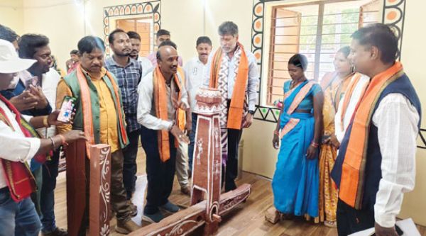 केंद्रीय गृहमंत्री के बस्तर प्रवास की तैयारियों का वन मंत्री, सांसद और विधायक ने लिया जायजा