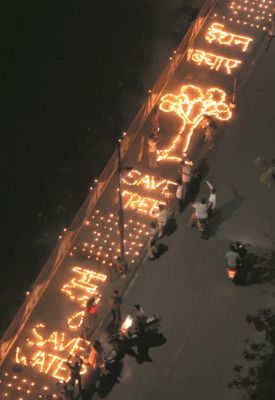 शनिदेव जन्मोत्सव पर दीप प्रज्जवलन व आतिशबाजी
