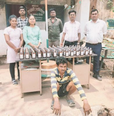 अवैध शराब परिवहन, 144  नग विदेशी मदिरा जब्त