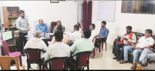 ठोस अपशिष्ट प्रबंधन नियम के क्रियान्वयन के लिए नगरीय निकाय में उच्च स्तरीय बैठक