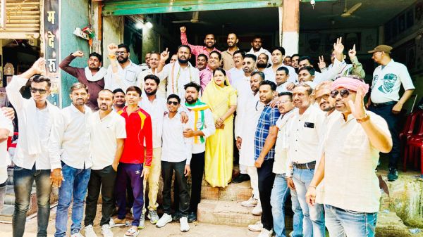 प्रदेश युकां अध्यक्ष का कुरुद में जोशीला स्वागत