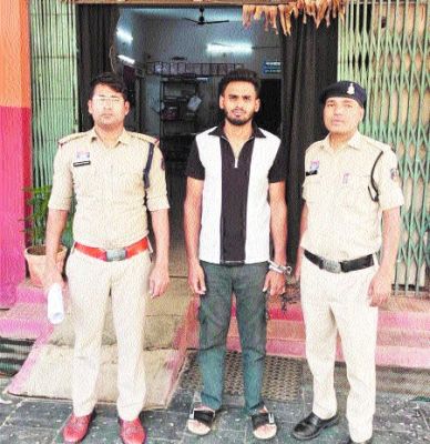 अवैध शराब के साथ आरोपी गिरफ्तार