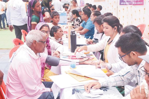 गोडलवाही शिविर में 15 पंचायतों के ग्रामीण हुए शामिल