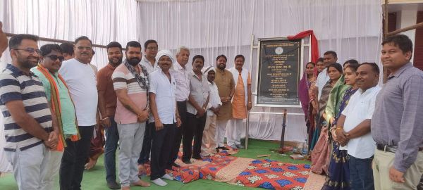 गंज रोड पर 79.75 लाख से बनेगा   पुल, विधायक साहू ने किया भूमिपूजन