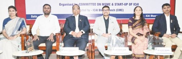 आईसीएआई भिलाई शाखा में एमएसएमई व स्टार्टअप पर एक दिवसीय सेमिनार