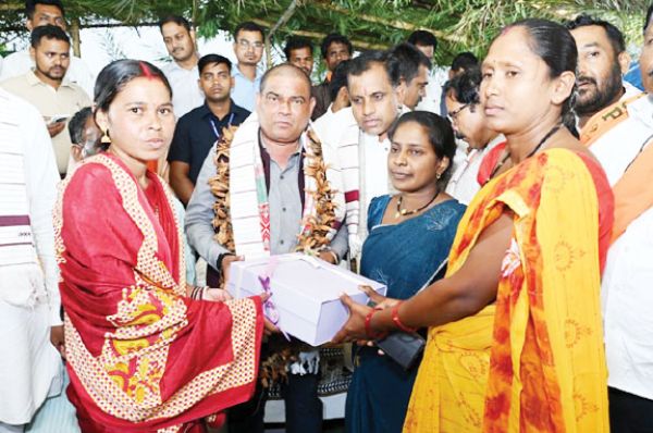 छापर भानपुरी में सुशासन तिहार, बारिश के कारण सीएम का कार्यक्रम हुआ स्थगित