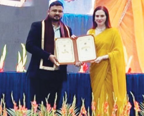 अधिवक्ता आमिर खान को डाक्टरेट