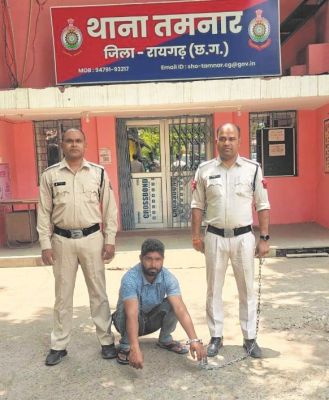 ट्रेलर डकैती का फरार आरोपी कोरबा से गिरफ्तार