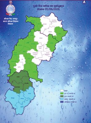 प्री-मानसून के बीच उमस-गर्मी बरकरार देर शाम अंधड़ बारिश की चेतावनी