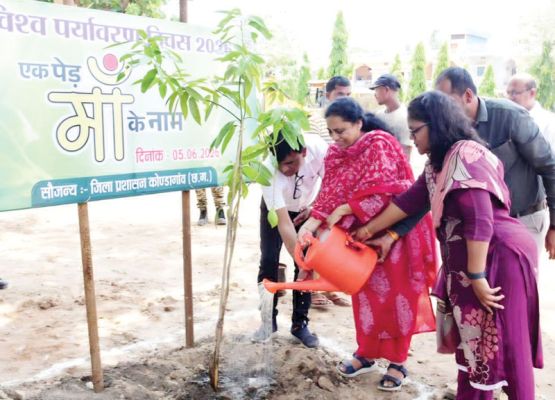 विधायक ने किया पौधरोपण