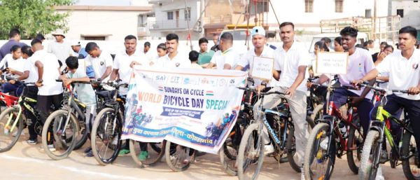  ‘संडे ऑन साइकिल’ रैली निकाली