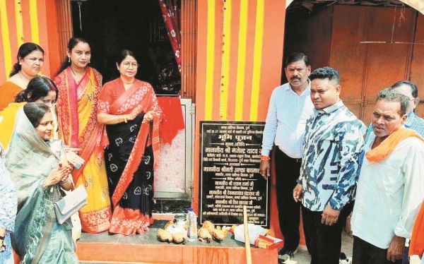 76 लाख के निर्माण कार्यों का भूमिपूजन