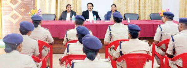 न्यायपालिका व पुलिस के समन्वय पर प्रशिक्षु सहायक उप निरीक्षकों की बैठक