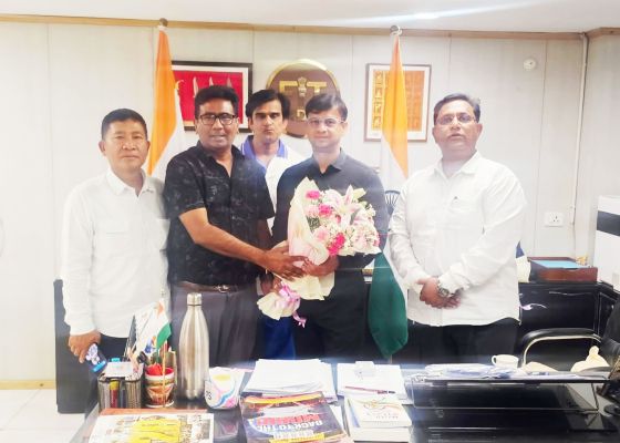खेलो इंडिया के डिप्टी डायरेक्टर से हॉकी इंडिया प्रतिनिधि मंडल ने की मुलाकात