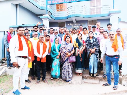 भाजपा तामासिवनी-चम्पारण मण्डल की मासिक बैठक