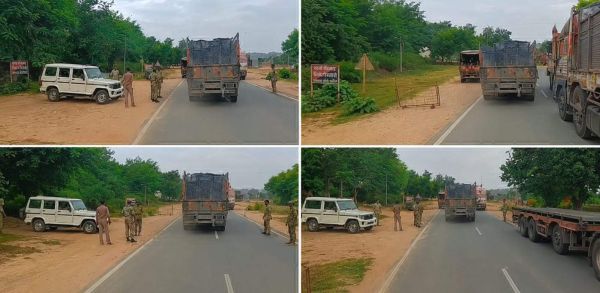 चंदौरा हाईवे पर वसूली के आरोप, वीडियो फैला