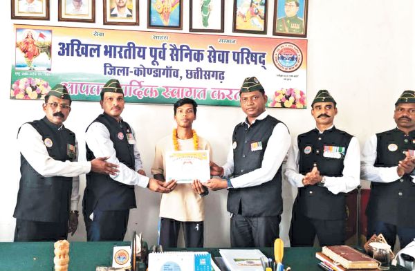 41 युवकों का अग्निवीर में चयन, सम्मान