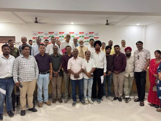 नवगठित ब्लॉक कांग्रेस कार्यकारिणी की पहली बैठक