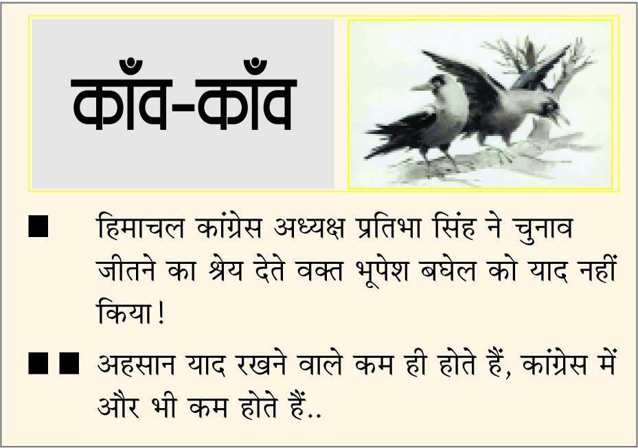 दैनिक 'छत्तीसगढ़' का काँव-काँव, 10 दिसंबर