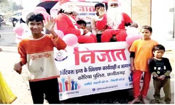 छत्तीसगढ़ की धड़कन और हलचल पर दैनिक कॉलम : राजपथ-जनपथ : नशे से निजात के लिये सांता